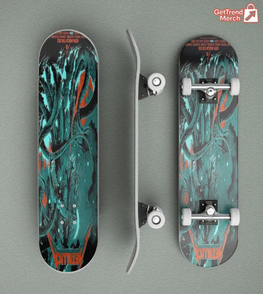 Metallica 2025 M72 Tour Skateboard Deck | Cthulhu Reaper Art – Limited Edition North America Drop - Get Trend Merch