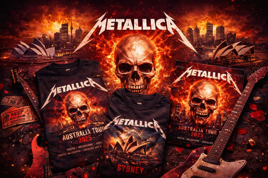 Metallica Australia Tour 2025: Fan-Inspired Merch You Can Wear Forever