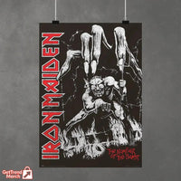 Iron Maiden “The Number of the Beast” Poster | Eddie Devil Puppet Art Print – Classic Heavy Metal Canvas Wall Decor - Get Trend Merch