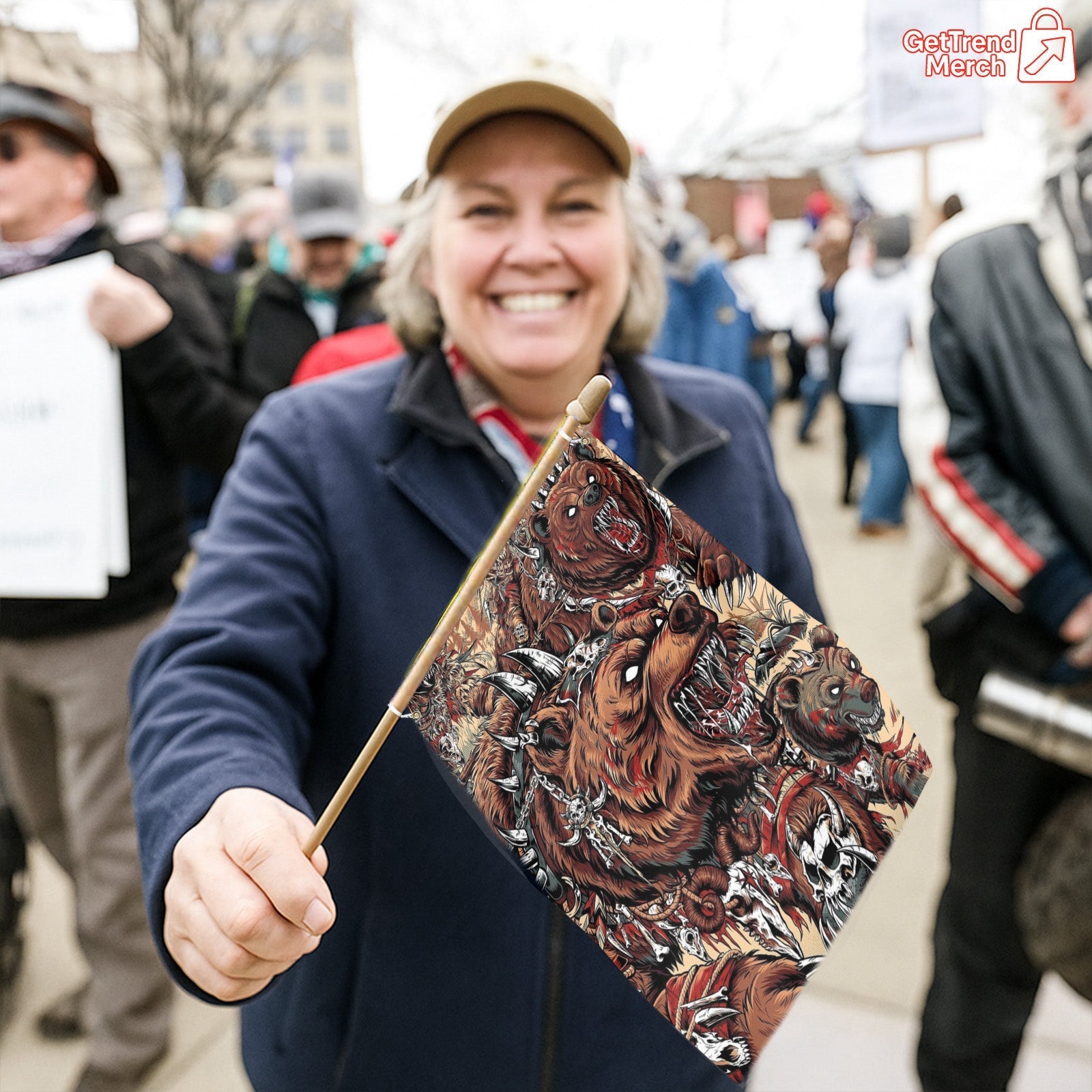 Metallica M72 Tour 2025 Denver Flag – Battle Grizzly Bear Design, June 27 Empower Field Limited Edition by JML2Art - Get Trend Merch