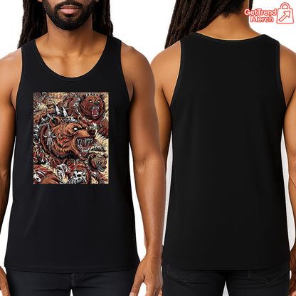 Metallica M72 Tour 2025 Denver Tank Top – Battle Grizzly Bear Graphic Shirt, June 27 2025 Empower Field Concert by JML2Art - Get Trend Merch