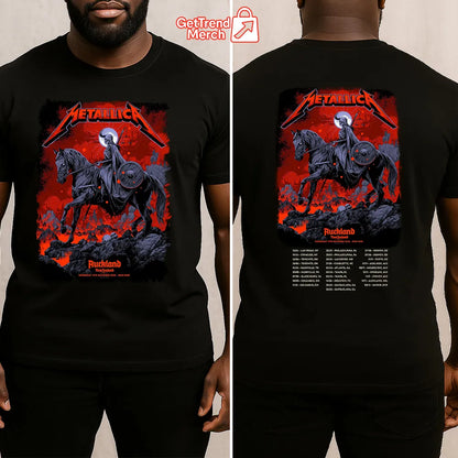 Metallica M72 World Tour November 19, 2025 Auckland, New Zealand - Eden Park Tour Shirt