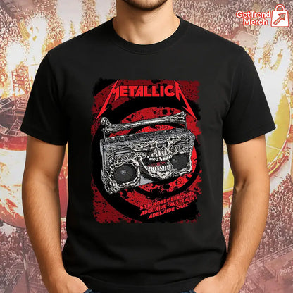 Metallica M72 World Tour November 5, 2025 Adelaide, Australia - Adelaide Oval Tour Shirt